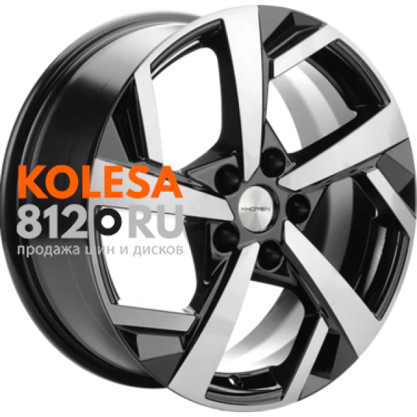 Khomen Wheels KHW1712 7 R17 PCD:5/114.3 ET:37 DIA:66.5 Black-FP