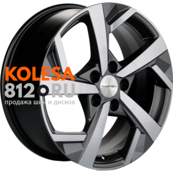 Khomen Wheels KHW1712 7 R17 PCD:5/114.3 ET:37 DIA:66.5 Gray-FP