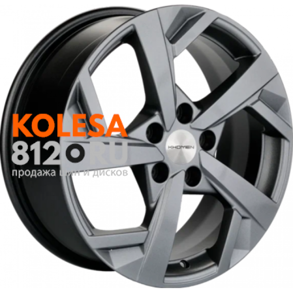 Khomen Wheels KHW1712 7 R17 PCD:5/114.3 ET:37 DIA:66.5 Gray