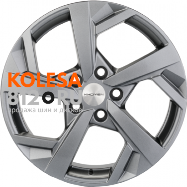 Khomen Wheels KHW1712 7 R17 PCD:5/114.3 ET:39 DIA:60.1 G-Silver