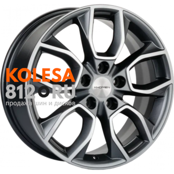 Khomen Wheels KHW1713 7 R17 PCD:5/114.3 ET:40 DIA:57.1 Gray-FP