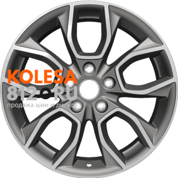 Khomen Wheels KHW1713 7 R17 PCD:5/114.3 ET:45 DIA:67.1 Gray-FP