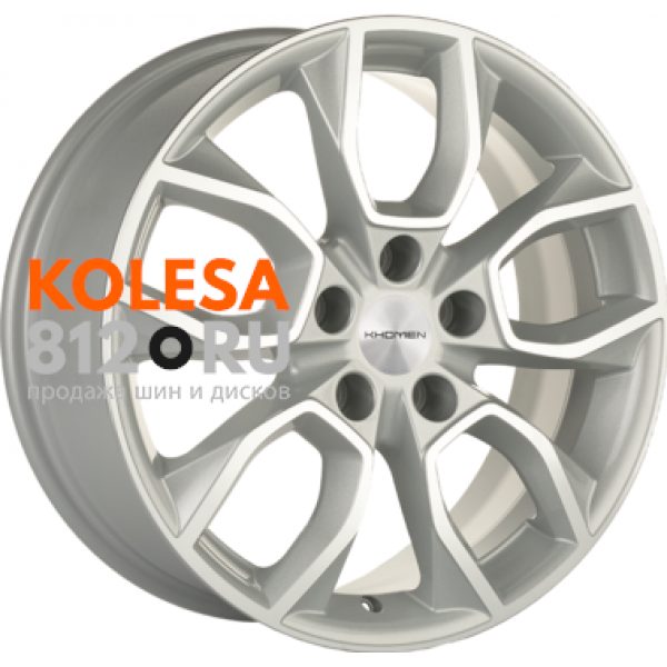 Khomen Wheels KHW1713 7 R17 PCD:5/114.3 ET:45 DIA:67.1 F-Silver-FP