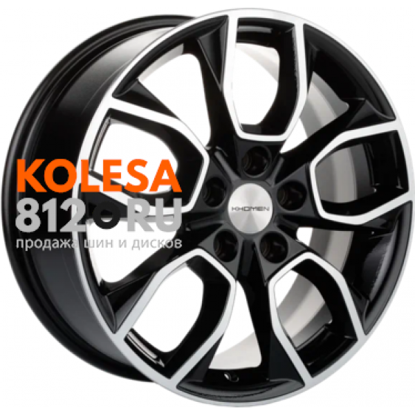 Khomen Wheels KHW1713 7 R17 PCD:5/108 ET:45 DIA:60.1 Black-FP