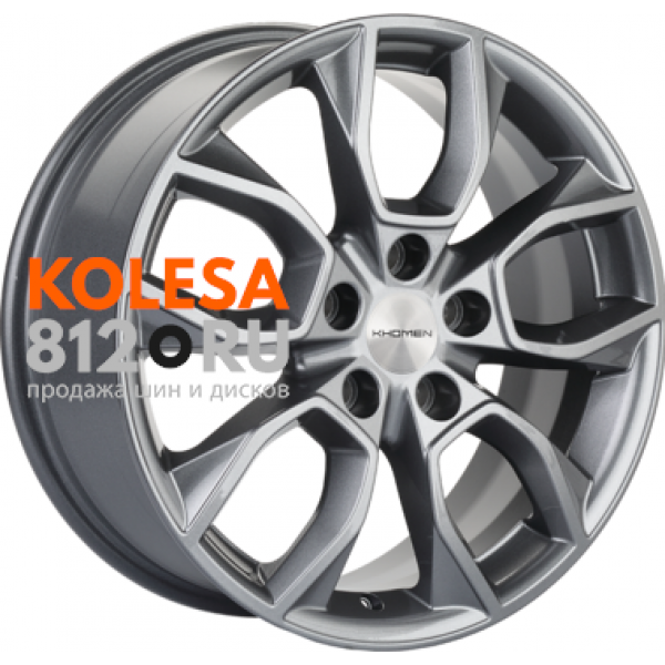 Khomen Wheels KHW1713 7 R17 PCD:5/114.3 ET:47 DIA:67.1 Gray