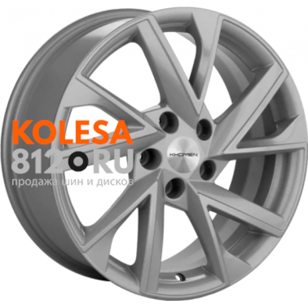 Khomen Wheels KHW1714 7 R17 PCD:5/110 ET:46 DIA:63.3 F-Silver