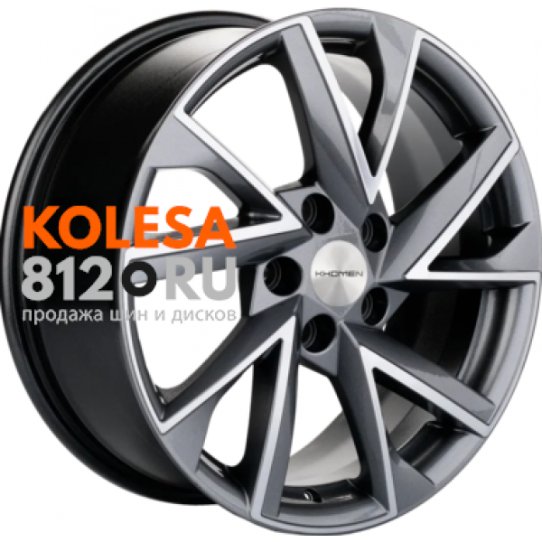Khomen Wheels KHW1714 7 R17 PCD:5/108 ET:40 DIA:60.1 Gray-FP