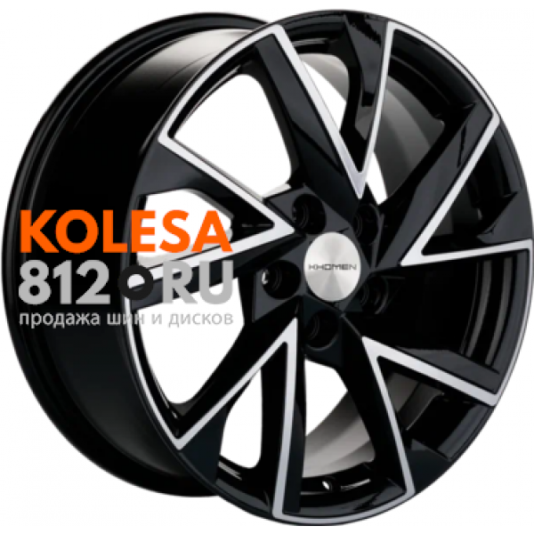 Khomen Wheels KHW1714 7 R17 PCD:5/114.3 ET:40 DIA:57.1 Black-FP