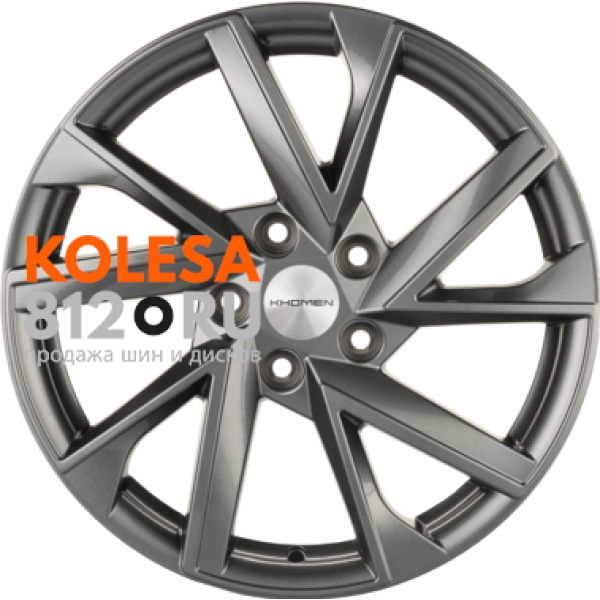 Khomen Wheels KHW1714 7 R17 PCD:5/114.3 ET:50 DIA:67.1 Gray