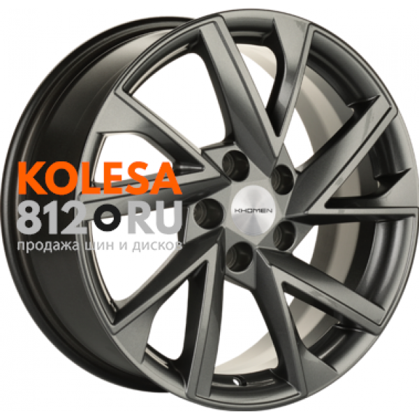 Khomen Wheels KHW1714 7 R17 PCD:5/114.3 ET:45 DIA:60.1 Gray