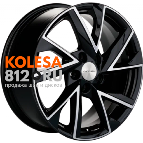 Khomen Wheels KHW1714 7 R17 PCD:5/108 ET:40 DIA:54.1 Black-FP