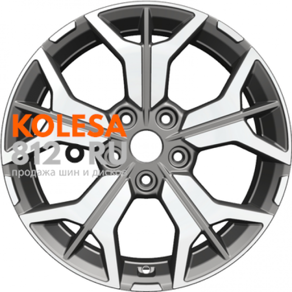 Khomen Wheels KHW1715 7 R17 PCD:5/112 ET:54 DIA:57.1 Gray-FP