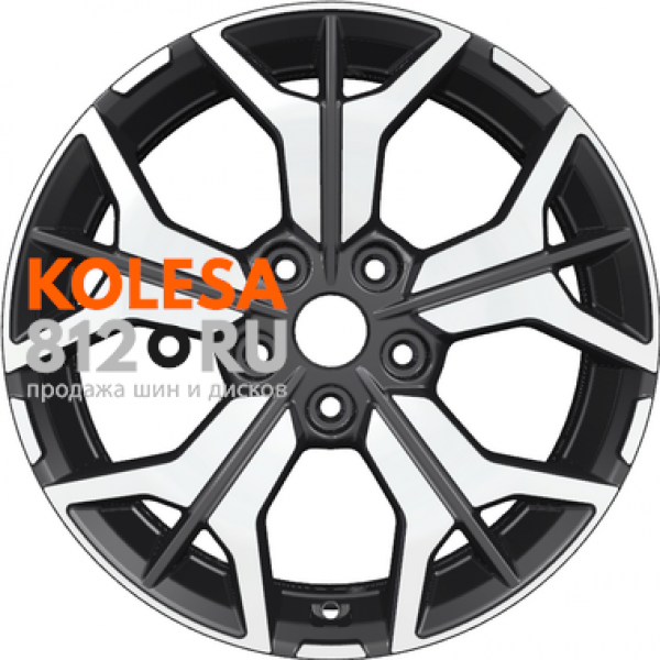 Khomen Wheels KHW1715 7 R17 PCD:5/114.3 ET:39 DIA:60.1 Black-FP