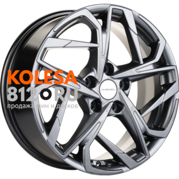 Khomen Wheels KHW1716 7 R17 PCD:5/110 ET:40 DIA:67.1 Gray