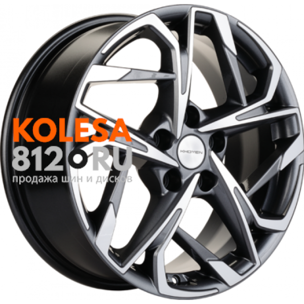 Khomen Wheels KHW1716 7 R17 PCD:5/114.3 ET:45 DIA:60.1 Gray