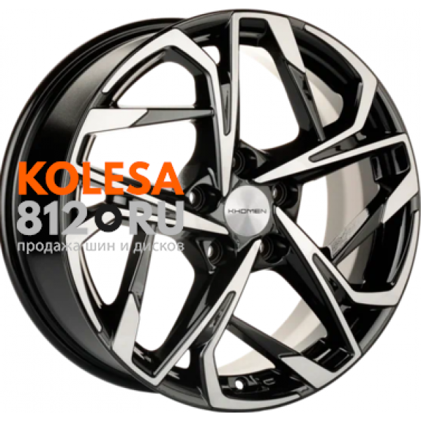Khomen Wheels KHW1716 7 R17 PCD:5/110 ET:46 DIA:63.3 Black-FP