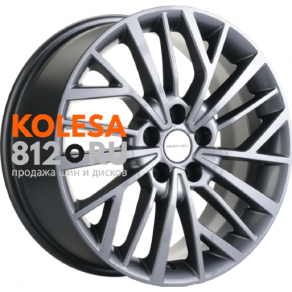 Khomen Wheels KHW1717 7 R17 PCD:5/110 ET:46 DIA:63.3 Gray