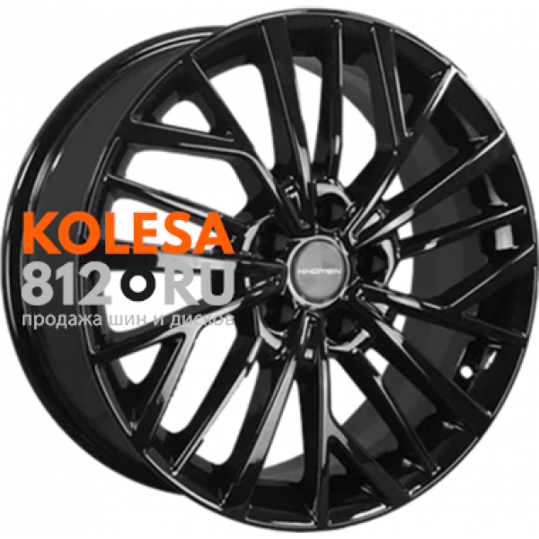 Khomen Wheels KHW1717 7 R17 PCD:5/114.3 ET:45 DIA:60.1 black