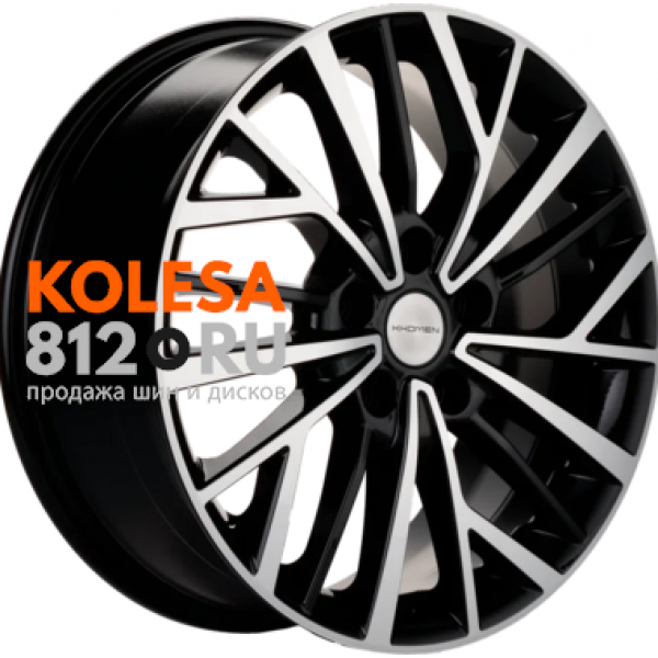 Khomen Wheels KHW1717 7 R17 PCD:5/108 ET:40 DIA:60.1 Black-FP