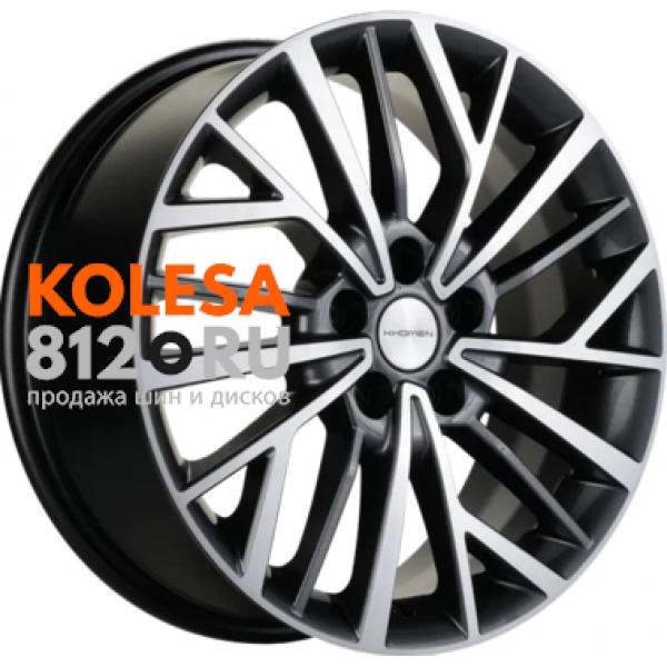 Khomen Wheels KHW1717 7 R17 PCD:5/108 ET:40 DIA:60.1 Gray-FP