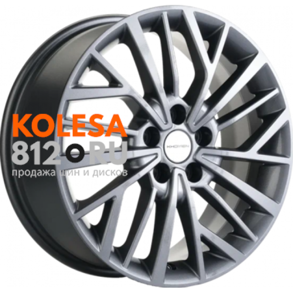 Khomen Wheels KHW1717 7 R17 PCD:5/108 ET:40 DIA:60.1 Gray