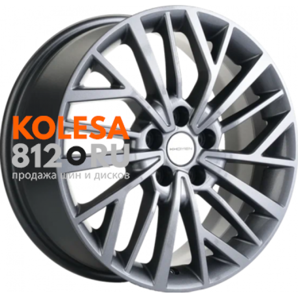 Khomen Wheels KHW1717 7 R17 PCD:5/108 ET:45 DIA:60.1 Gray