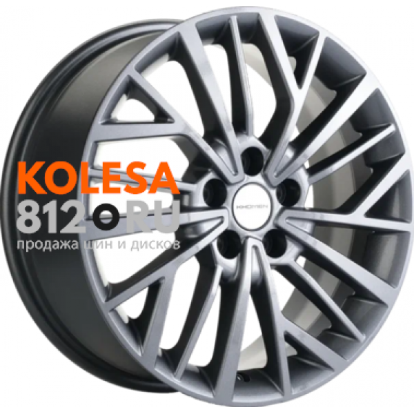 Khomen Wheels KHW1717 7 R17 PCD:5/112 ET:40 DIA:57.1 Gray