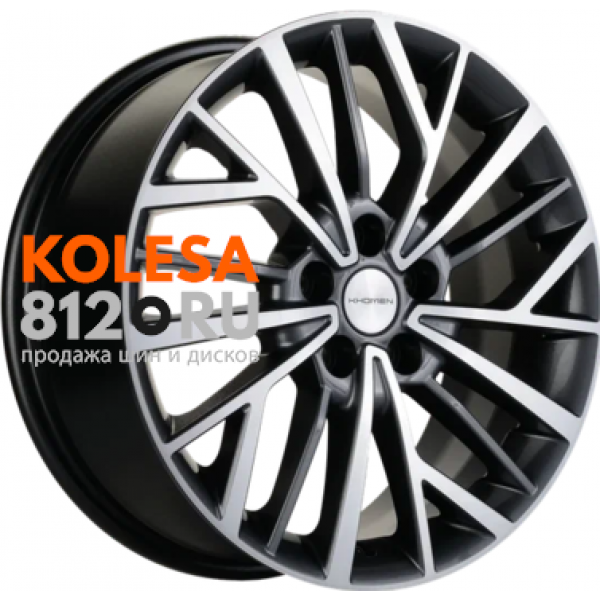 Khomen Wheels KHW1717 7 R17 PCD:5/114.3 ET:40 DIA:66.1 Gray-FP
