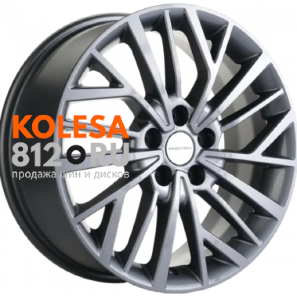 Khomen Wheels KHW1717 7 R17 PCD:5/114.3 ET:39 DIA:60.1 Gray