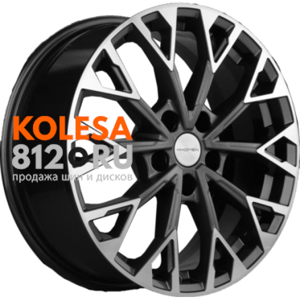 Khomen Wheels KHW1718 7 R17 PCD:5/108 ET:36 DIA:65.1 Gray-FP