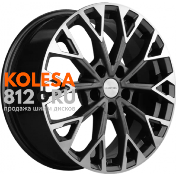 Khomen Wheels KHW1718 7 R17 PCD:5/108 ET:40 DIA:54.1 Gray-FP