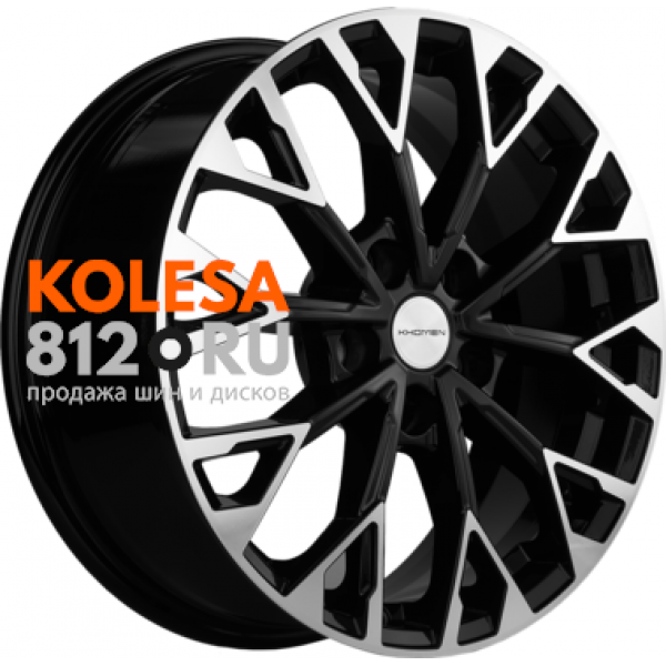 Khomen Wheels KHW1718 7 R17 PCD:5/108 ET:49 DIA:59.5 Black-FP
