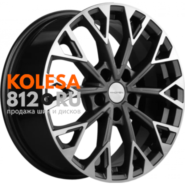 Khomen Wheels KHW1718 7 R17 PCD:5/108 ET:50 DIA:63.3 Gray-FP