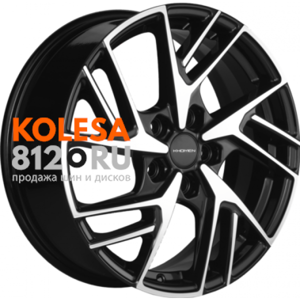 Khomen Wheels KHW1722 6.5 R17 PCD:5/112 ET:38 DIA:57.1 Black-FP