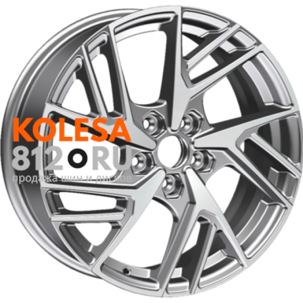 Khomen Wheels KHW1722 6.5 R17 PCD:5/114.3 ET:40 DIA:64.1 F-Silver-FP