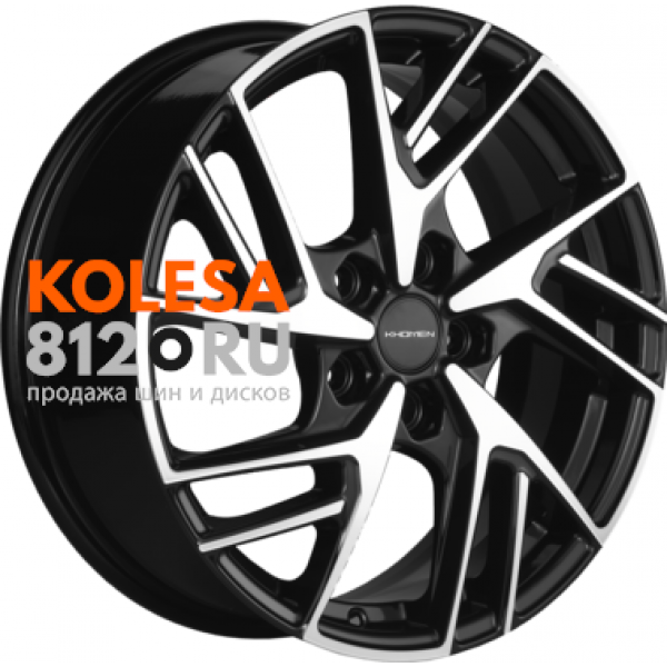 Khomen Wheels KHW1722 6.5 R17 PCD:5/114.3 ET:45 DIA:66.1 Black-FP