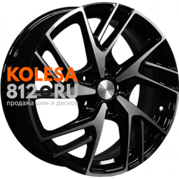 Khomen Wheels KHW1722 6.5 R17 PCD:5/114.3 ET:45 DIA:54.1 Black-FP