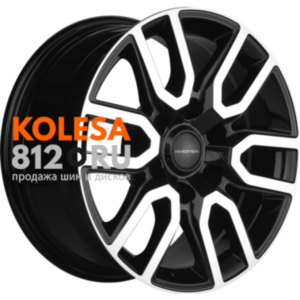 Khomen Wheels KHW1723 8 R17 PCD:6/139.7 ET:25 DIA:106.1 Black-FP