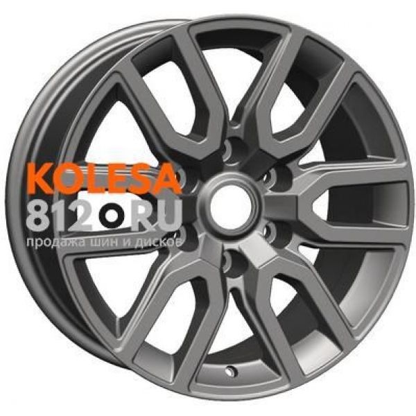 Khomen Wheels KHW1723 8 R17 PCD:6/139.7 ET:25 DIA:106.1 Gray
