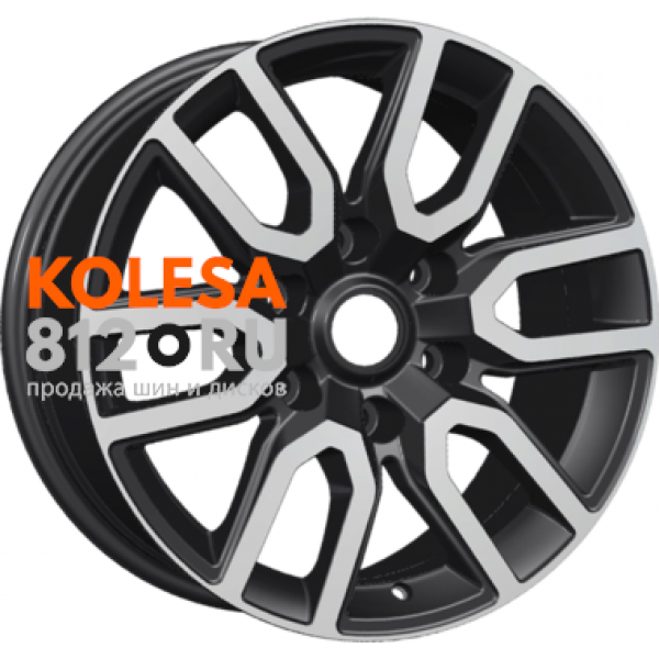 Khomen Wheels KHW1723 8 R17 PCD:6/139.7 ET:46 DIA:67.1 Black-FP