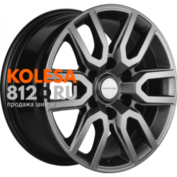 Khomen Wheels KHW1723 8 R17 PCD:6/139.7 ET:50 DIA:92.5 Gray