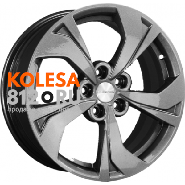 Khomen Wheels KHW1724 7 R17 PCD:5/108 ET:33 DIA:60.1 Gray