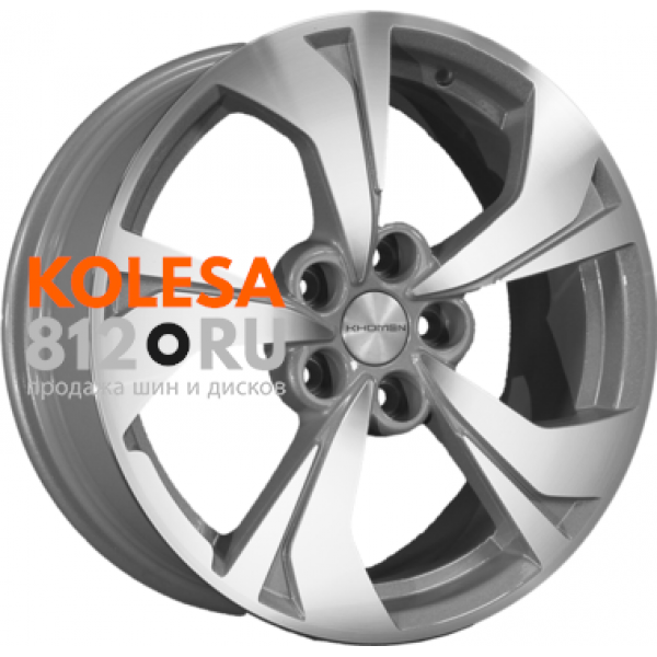 Khomen Wheels KHW1724 7 R17 PCD:5/110 ET:46 DIA:63.3 F-Silver-FP