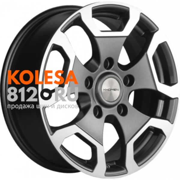 Khomen Wheels KHW1725 6.5 R17 PCD:5/139.7 ET:40 DIA:98.5 Gray-FP
