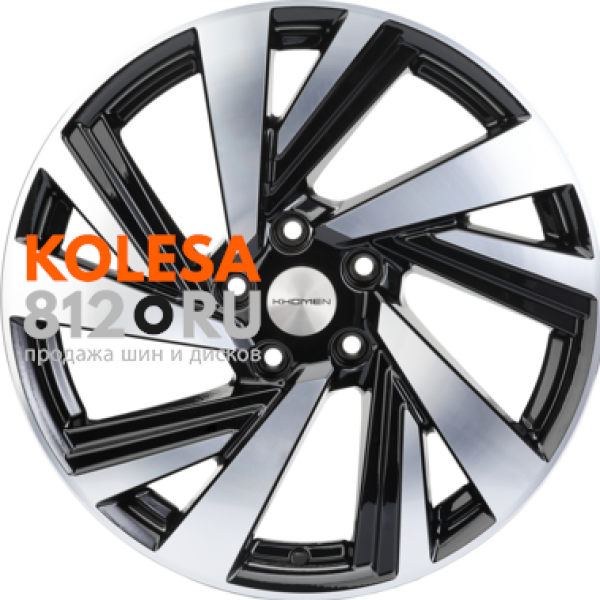 Khomen Wheels KHW1801 7.5 R18 PCD:5/114.3 ET:50 DIA:66.1 Black-FP