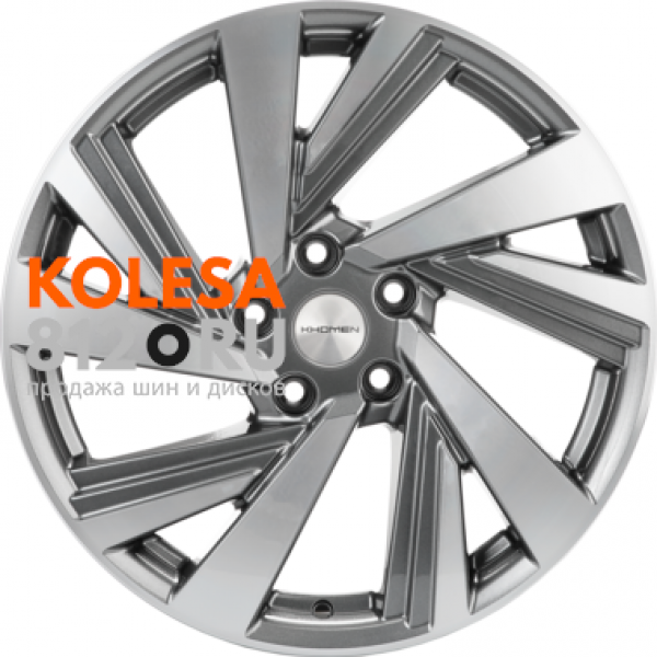 Khomen Wheels KHW1801 7.5 R18 PCD:5/114.3 ET:50 DIA:66.1 Gray-FP