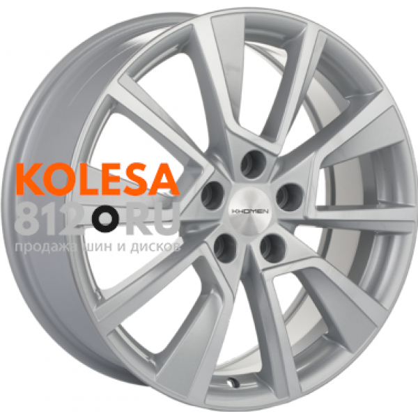 Khomen Wheels KHW1802 7 R18 PCD:5/114.3 ET:35 DIA:60.1 F-Silver-FP