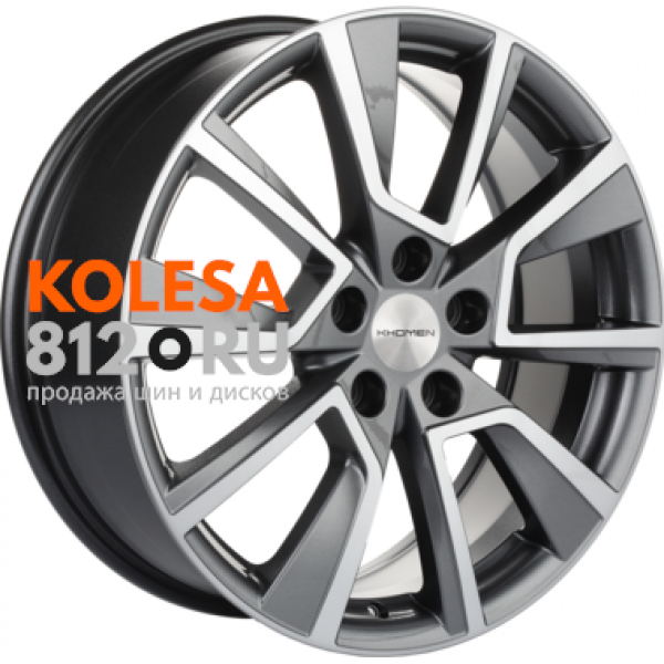 Khomen Wheels KHW1802 7 R18 PCD:5/114.3 ET:35 DIA:60.1 Gray-FP