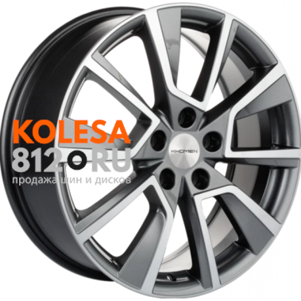 Khomen Wheels KHW1802 7 R18 PCD:5/114.3 ET:50 DIA:54.1 Gray-FP