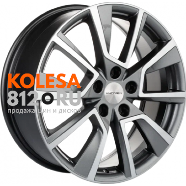 Khomen Wheels KHW1802 7 R18 PCD:5/114.3 ET:37 DIA:66.5 Gray-FP